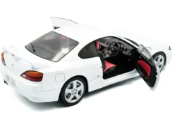 1999 Nissan Silvia (S15) Spec-R Aero RHD (Right Hand Drive) Aspen White 1/18 Diecast Model Car by Solido