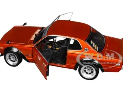 1970 Nissan Skyline (C10) Hakosuka RHD (Right Hand Drive) Orange Metallic 1/18 Diecast Model Car by Solido