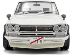 1970 Nissan Skyline (C10) Hakosuka RHD (Right Hand Drive) White 1/18 Diecast Model Car by Solido