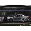 Nissan Skyline GT-R (BNR34) Nismo CRS RHD (Right Hand Drive) Gray Metallic 1/64 Diecast Model Car by Ignition Model
