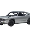 Nissan Skyline 2000GT-R KPGC110 RHD Right Hand Drive Silver Metallic 1/18 Model Car Autoart 77471