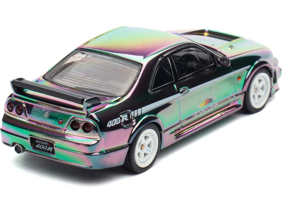 Nissan Skyline GT-R (R33) Nismo 400R RHD (Right Hand Drive) Chameleon "Tokyo Auto Salon Kuala Lumpur First Edition" 1/64 Diecast Model Car by Inno Models