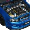 Nissan Skyline GT-R R34 Nismo Z-TUNE RHD (Right Hand Drive) Bayside Blue 1/18 Model Car by Autoart