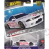 Nissan Skyline GT-R (R32) "Pandem" White with "Hot Wheels" Logo "Modern Classics" Series Diecast Model Car by Hot Wheels
