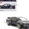 Nissan Skyline GT-R (R34) RHD (Right Hand Drive) #94 "Kaido Works GReddy V2" Carbon Fiber and Dark Gray Metallic (Designed by Jun Imai) "Kaido House" Special 1/64 Diecast Model Car by Mini GT