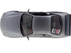 1999 Nissan Skyline GT-R (R34) RHD (Right Hand Drive) Silver Metallic with Purple Wheels 1/18 Diecast Model Car by Solido