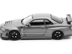 Nissan Skyline GT-R (R34) Z-Tune RHD (Right Hand Drive) Gray Metallic "Thailand Diecast Expo 2025 Event Edition" 1/64 Diecast Model Car by Inno Models