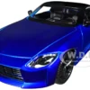 2023 Nissan Z Blue Metallic with Black Top Special Edition Series 1/24 Diecast Model Car Maisto 32904BL