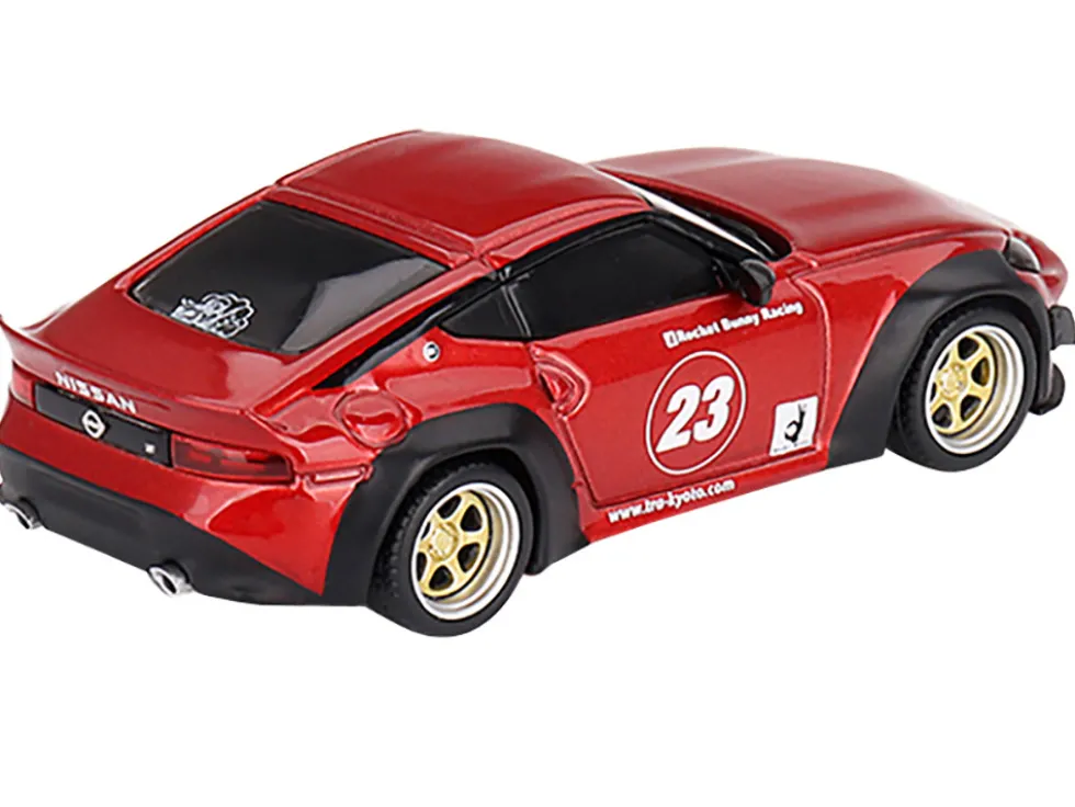 Nissan Z "Pandem" #23 Passion Red Metallic Limited Edition to 6600 pieces Worldwide 1/64 Diecast Model Car by Mini GT