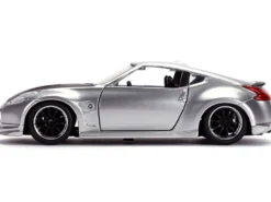Nissan 370Z Silver Black Hood Fast & Furious Series 1/32 Diecast Model Car Jada 31852