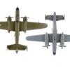 North American B 25J Mitchell Bomber Aircraft Betty s Dream United States Air Force 1/100 Diecast Model Airplane Postage Stamp PS5403-3