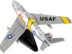 North American F 86F Sabre Fighter Aircraft Mig Mad Marine United States Air Force 1/110 Diecast Model Airplane Postage Stamp PS5361-3
