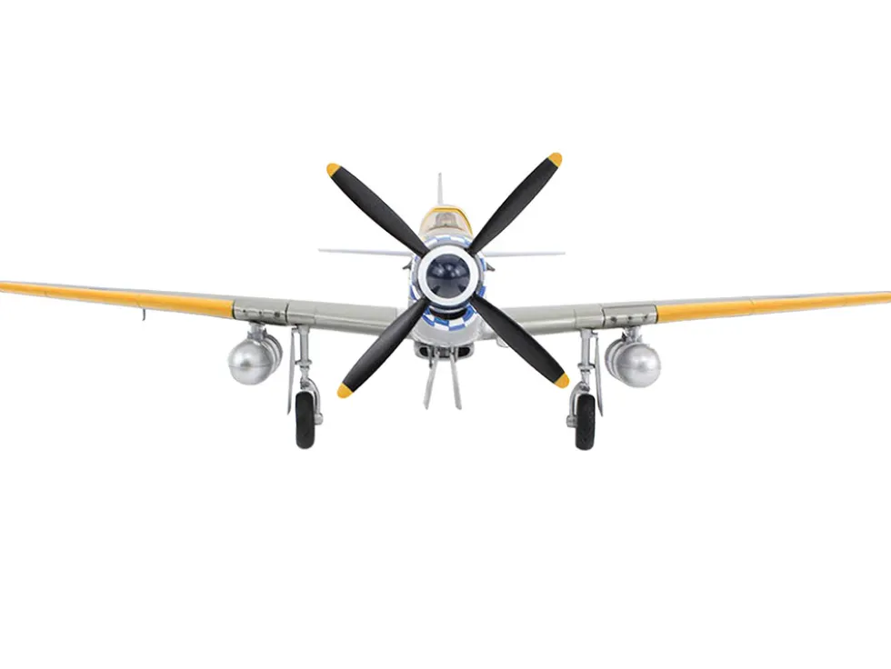 North American Mustang Mk.IV Fighter Aircraft "Flight Lieutenant Arthur S. 'Joe' Doley, 19th Squadron" (1945) British Royal Air Force "Air Power Series" 1/48 Diecast Model by Hobby Master
