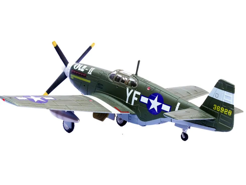 North American P-51B Mustang Aircraft "Ole-II, 358th Fighter Squadron, 355th Fighter Group, Steeple Morden Strafers" (1944) United States Army Air Forces 1/72 Diecast Model Airplane by Legion
