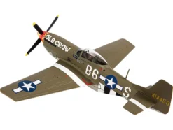 North American P 51D Mustang Fighter Aircraft Captain Clarence E Anderson 363rd FS 357th FG Old Crow 1944 United States Air Force 1/72 Diecast Model JC Wings JCW-72-P51-004
