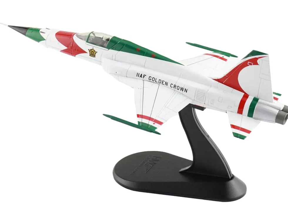 Northrop F-5E Tiger II Aircraft "#1-8, 3-7099, IIAF Golden Crown" Imperial Iranian Air Force "Air Power Series" 1/72 Diecast Model by Hobby Master