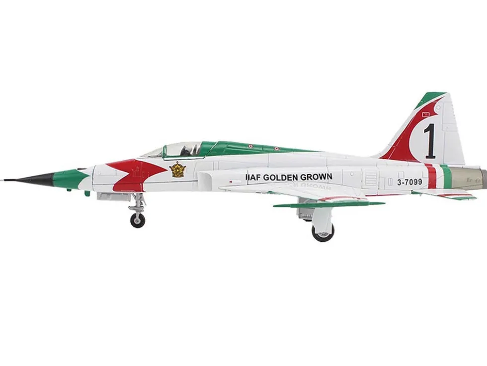 Northrop F-5E Tiger II Aircraft "#1, 3-7099, IIAF Golden Crown" Imperial Iranian Air Force "Air Power Series" 1/72 Diecast Model by Hobby Master