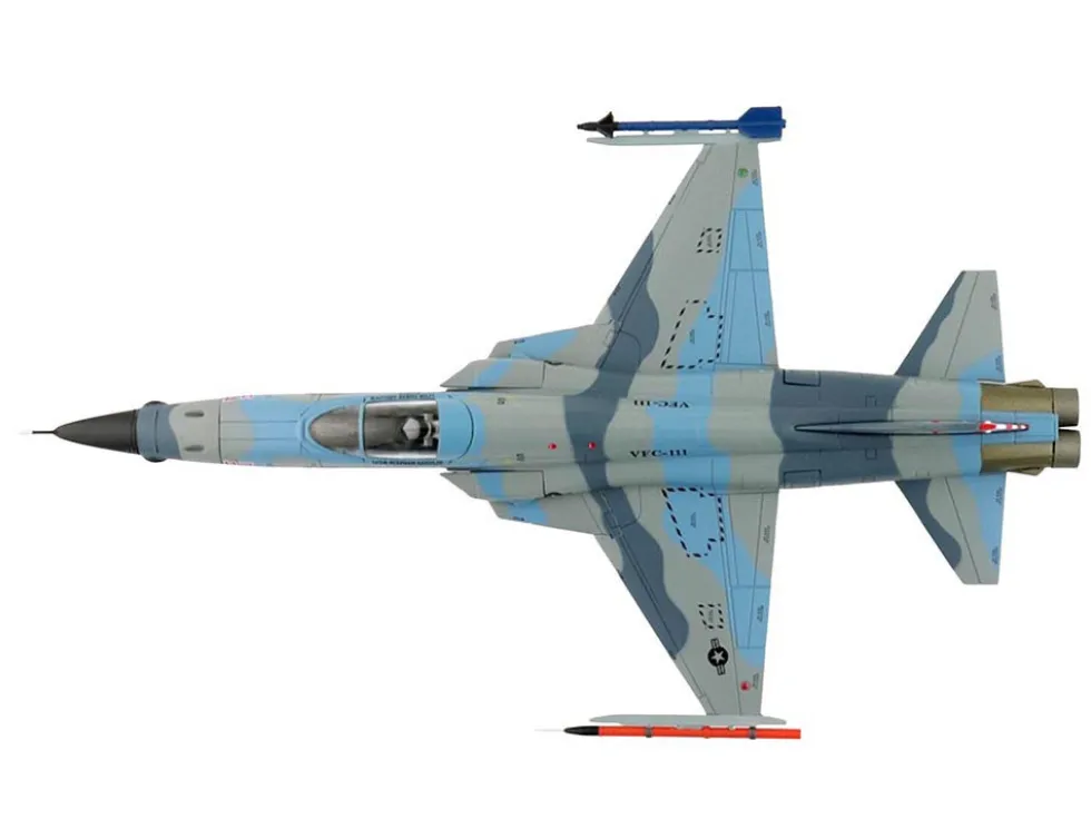 Northrop F-5N Tiger II Aircraft "Red 117, 761533, Adversary Fighter, VFC-111 Sundowners" (2017) United States Navy "Air Power Series" 1/72 Diecast Model by Hobby Master