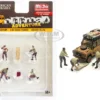Off-Road Adventure 6 piece Diecast Set 4 Male Figurines 2 Accessories Limited Edition 4800 pieces Worldwide 1/64 Scale Models American Diorama 76492