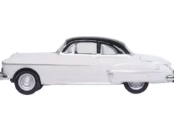 1950 Oldsmobile Rocket 88 Coupe Marol Gray with Black Top 1/87 (HO) Scale Diecast Model Car Oxford Diecast 87OR50005