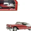 1957 Oldsmobile Starfire Royal Glow Red and Alcan White Limited Edition to 200 pieces Worldwide 1/43 Model Car by Goldvarg Collection
