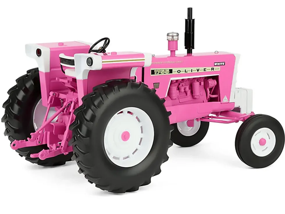 Oliver 1755 Open Station Wide Front Tractor Pink "Classic Series" 1/16 Diecast Model by SpecCast