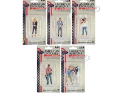 On Air 6 piece Figures and Accessory Set for 1/24 Scale Models American Diorama 24401-24402-24403-24404-24405