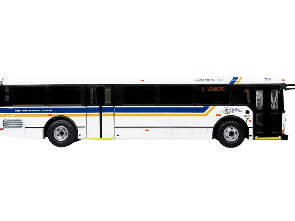2006 Orion V Transit Bus Westchester NY Bee Line 6 Yonkers Limited Edition The Vintage Bus and Motorcoach Collection 1/87 (HO) Diecast Model Iconic Replicas 87-0515