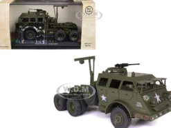 Pacific M26 Tractor Olive Drab "United States Army" 1/43 Diecast Model by Militaria Die Cast