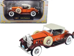 1930 Packard Boattail Speedster Brown 1/32 Diecast Model Car Signature Models 32315