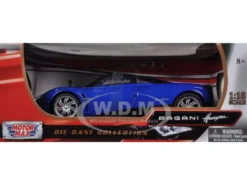 Pagani Huayra Blue 1/18 Diecast Car Model Motormax 79160