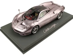 Pagani Huayra Codalunga Iridescent Bronzo Aymara Bronze Metallic with Black Top with DISPLAY CASE Limited Edition to 200 pieces Worldwide 1/18 Model Car by BBR