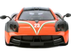 Pagani Huayra #23 Orange and Black with Stripes 