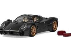 Pagani Utopia Full Carbon with Gold Wheels 1/64 Diecast Model Car by CM Model
