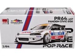 Pandem Civic EG6 RHD (Right Hand Drive) White with Stripes and Graphics 