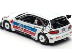 Pandem Civic EG6 RHD (Right Hand Drive) White with Stripes and Graphics 