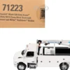 Peterbilt 536 Auto-Crane Titan 85-Body HC14-Crane Work Truck with Miller EnPak White "Transport Series" 1/50 Diecast Model by Diecast Masters