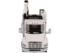 Peterbilt 536 Auto-Crane Titan85-Body HC14-Crane Work Truck with Miller EnPak White