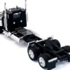 Peterbilt 589 2-Axel Day Cab Black 1/87 (HO) Plastic Model Car by HO Logistics