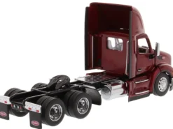 Peterbilt 579 Day Cab Truck Tractor Legendary Red Transport Series 1/50 Diecast Model Diecast Masters 71068