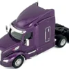 Peterbilt 579 Sleeper Cab Purple Metallic 1/87 (HO) Plastic Model Car by HO Logistics