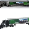 Peterbilt 379 Sleeper Cab with Trailer "Fendt Grow Bold" Black 1/64 Diecast Model by SpecCast