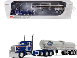 Peterbilt 389 Tri-Axle Day Cab and Walker Food Grade Tank Trailer 