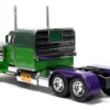 1992 Peterbilt 379 Truck Tractor Green Two Tone and Purple The Incredible Hulk Marvel Avengers Series Diecast Model Jada 35179
