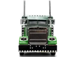 1992 Peterbilt 379 Truck Tractor Green Two Tone and Purple The Incredible Hulk Marvel Avengers Series Diecast Model Jada 35179