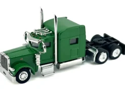 Peterbilt 389 Truck Tractor with Sleeper Cab Green 1/87 (HO) Plastic Model Car by HO Logistics