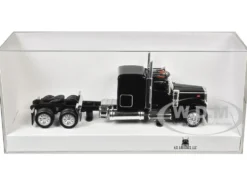 Peterbilt 589 Truck with 72 Inch Sleeper Black 1/87 (HO) Plastic Model Car by HO Logistics