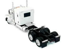 Peterbilt 589 Truck with 72 Inch Sleeper White 1/87 (HO) Plastic Model Car by HO Logistics