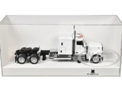 Peterbilt 589 Truck with 72 Inch Sleeper White 1/87 (HO) Plastic Model Car by HO Logistics
