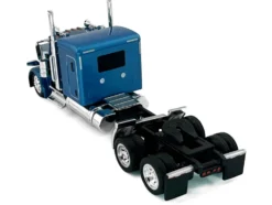 Peterbilt 589 Truck with 72 Inch Sleeper Blue Metallic 1/87 (HO) Plastic Model Car by HO Logistics